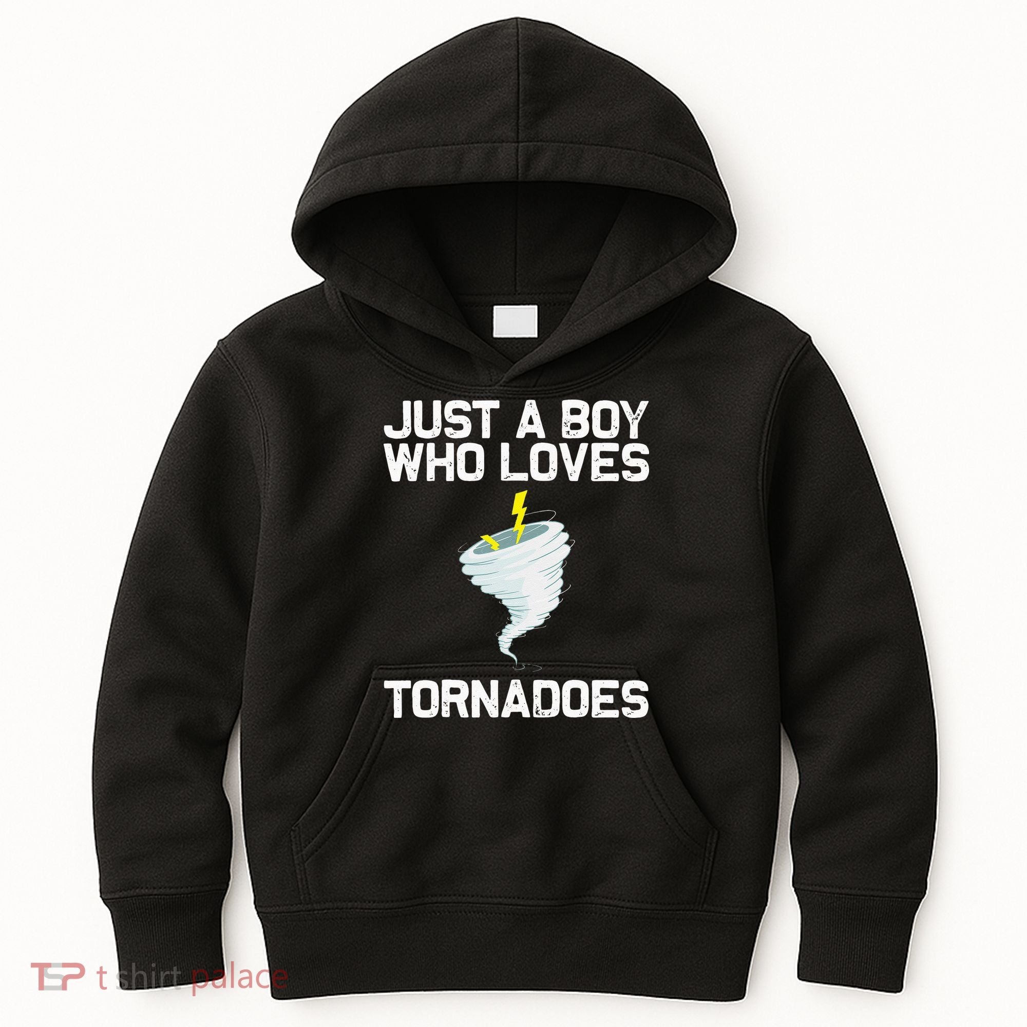 Funny Tornado Gift For Kids Hurricane Weather Chaser Kids Hoodie