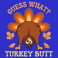 Funny Thanksgiving Guess What Turkey Butt Kids Long Sleeve Shirt thumb 2