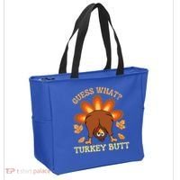 Funny Thanksgiving Guess What Turkey Butt Tote Bag thumb 2