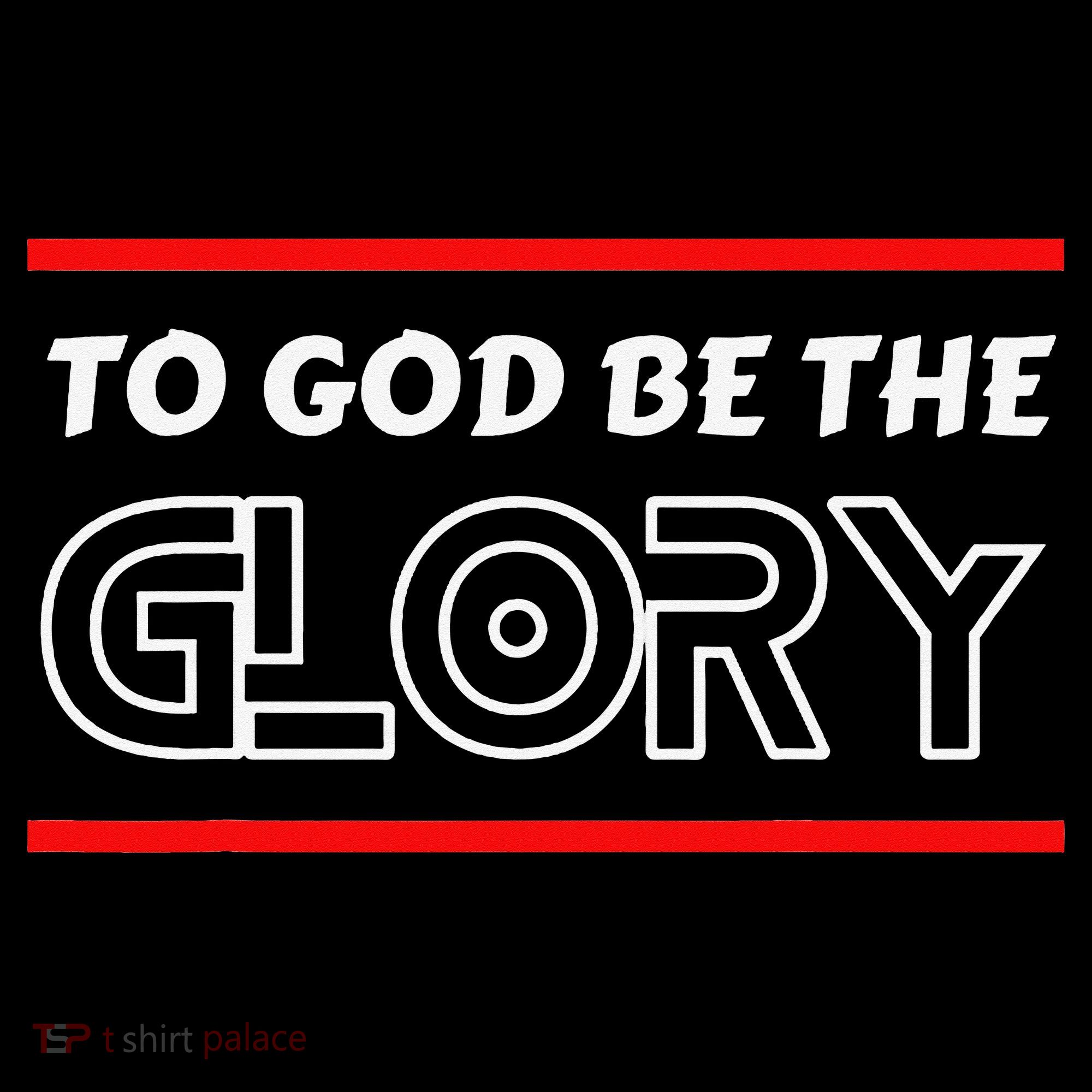 Funny To God Be The Glory - Jesus Christian Typography Coffee Mug