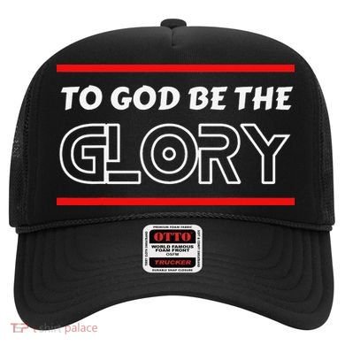 Funny To God Be The Glory - Jesus Christian Typography Hat