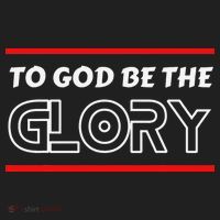 Funny To God Be The Glory - Jesus Christian Typography Hat thumb 2