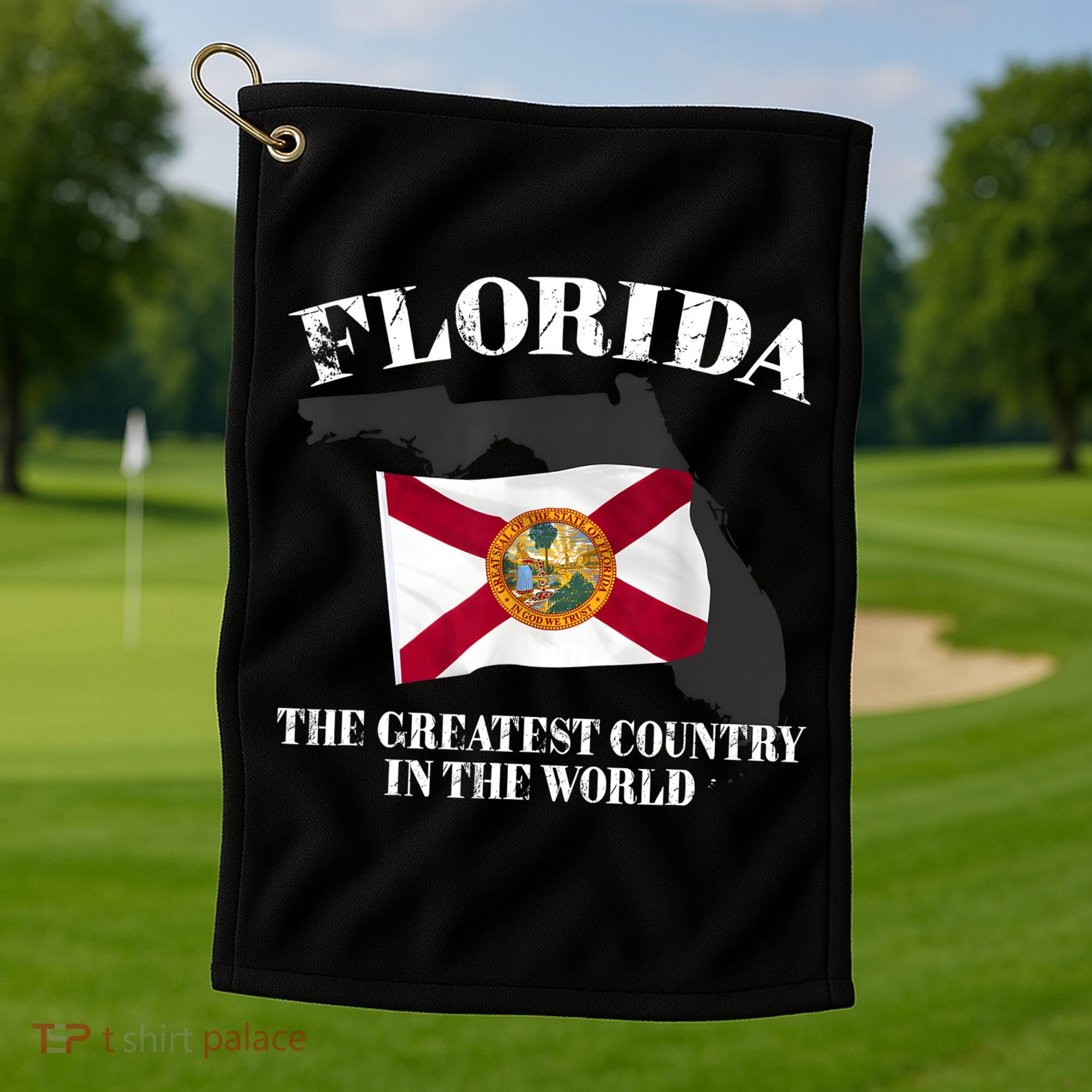 Florida The Greatest Country In The World Golf Towel