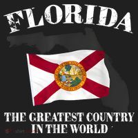 Florida The Greatest Country In The World Golf Towel thumb 3