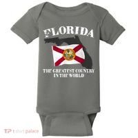 Florida The Greatest Country In The World Baby Bodysuit thumb 0