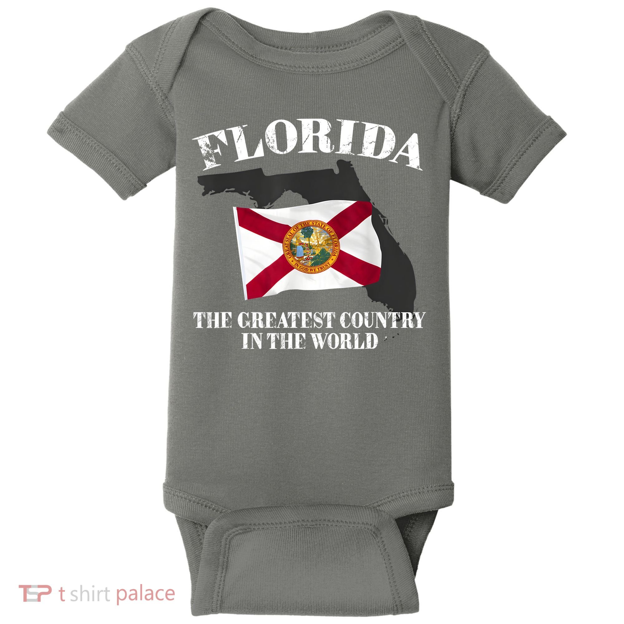 Florida The Greatest Country In The World Baby Bodysuit
