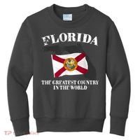 Florida The Greatest Country In The World Kids Sweatshirt thumb 0