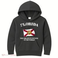 Florida The Greatest Country In The World Kids Hoodie thumb 0