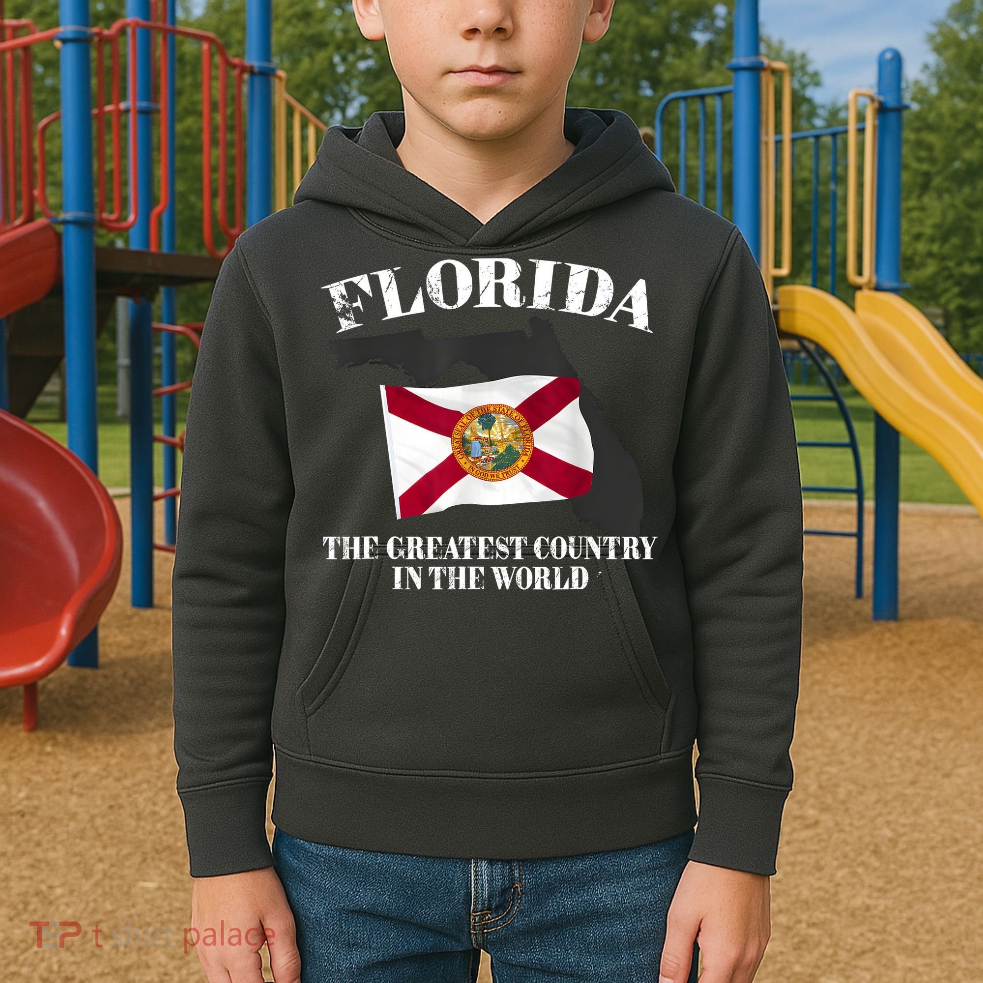 Florida The Greatest Country In The World Kids Hoodie
