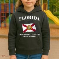 Florida The Greatest Country In The World Kids Hoodie thumb 3