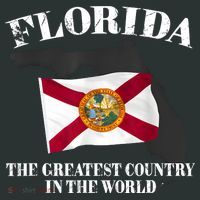 Florida The Greatest Country In The World Kids Long Sleeve Shirt thumb 2