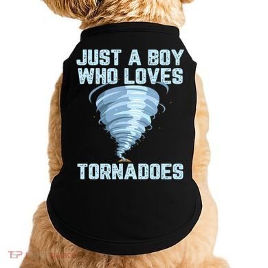 Funny Tornado Gift For Hurricane Weather Chaser Doggie Tank