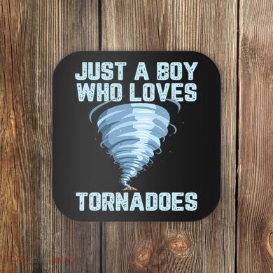 Funny Tornado Gift For Hurricane Weather Chaser Coaster