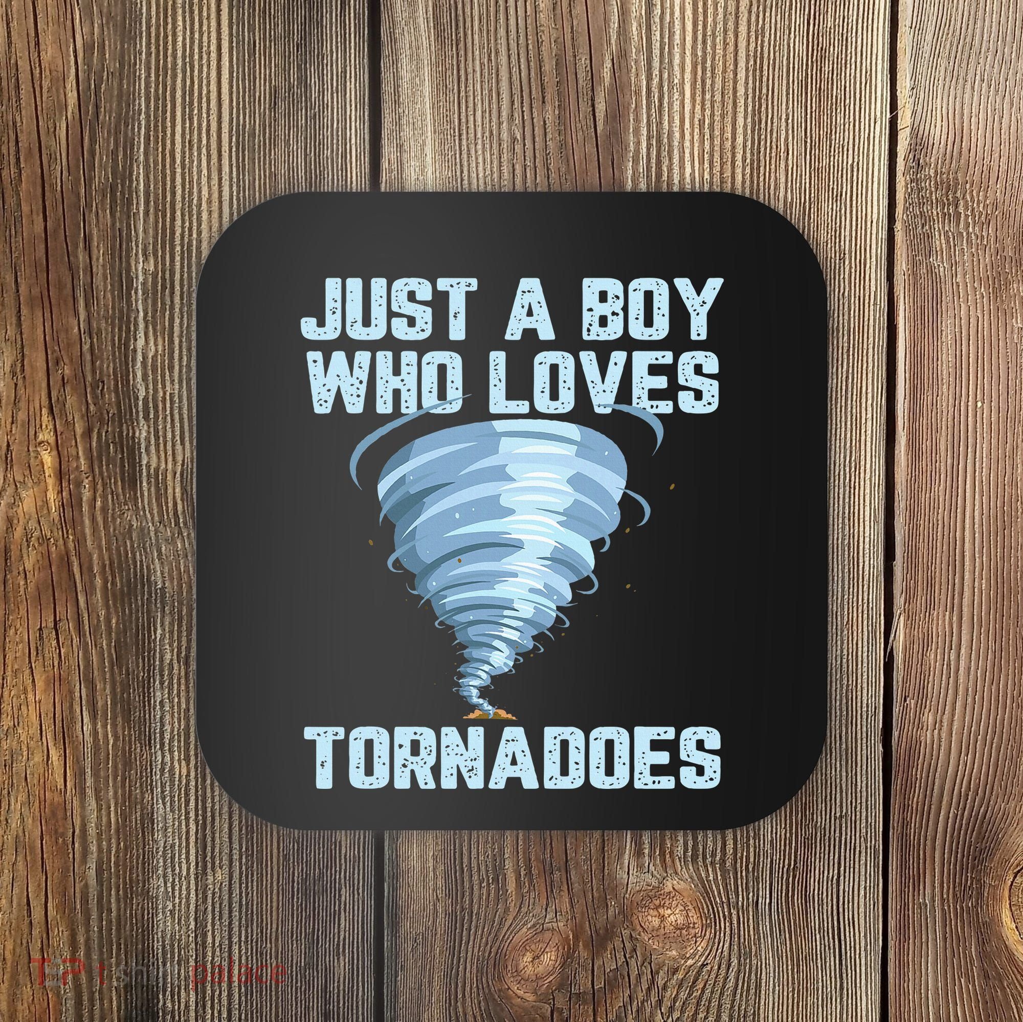 Funny Tornado Gift For Hurricane Weather Chaser Coaster