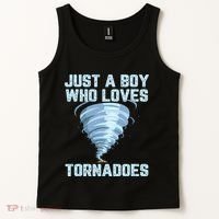 Funny Tornado Gift For Hurricane Weather Chaser Tank Top thumb 2
