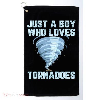 Funny Tornado Gift For Hurricane Weather Chaser Golf Towel