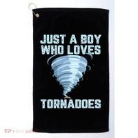 Funny Tornado Gift For Hurricane Weather Chaser Golf Towel thumb 0