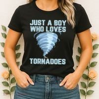 Funny Tornado Gift For Hurricane Weather Chaser Women's T-Shirt thumb 2