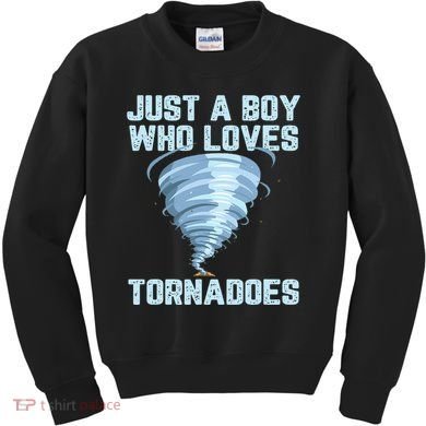 Funny Tornado Gift For Hurricane Weather Chaser Kids Sweatshirt