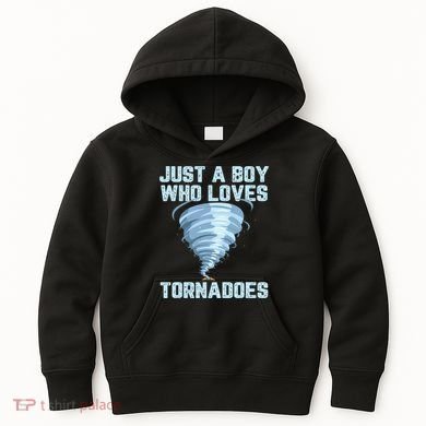 Funny Tornado Gift For Hurricane Weather Chaser Kids Hoodie