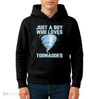 Funny Tornado Gift For Hurricane Weather Chaser Kids Hoodie thumb 4