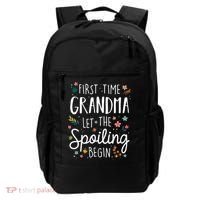 First Time Grandma Let The Spoiling Begin Cute Gift Grandmother Gift Backpack thumb 0