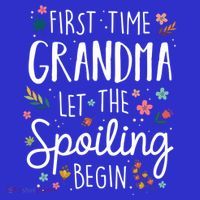 First Time Grandma Let The Spoiling Begin Cute Gift Grandmother Gift Baby Bodysuit thumb 2