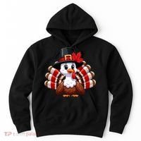 Funny Turkey Graphic Canada Happy Canadian Thanksgiving Hoodie thumb 0