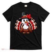 Funny Turkey Graphic Canada Happy Canadian Thanksgiving T-Shirt thumb 0