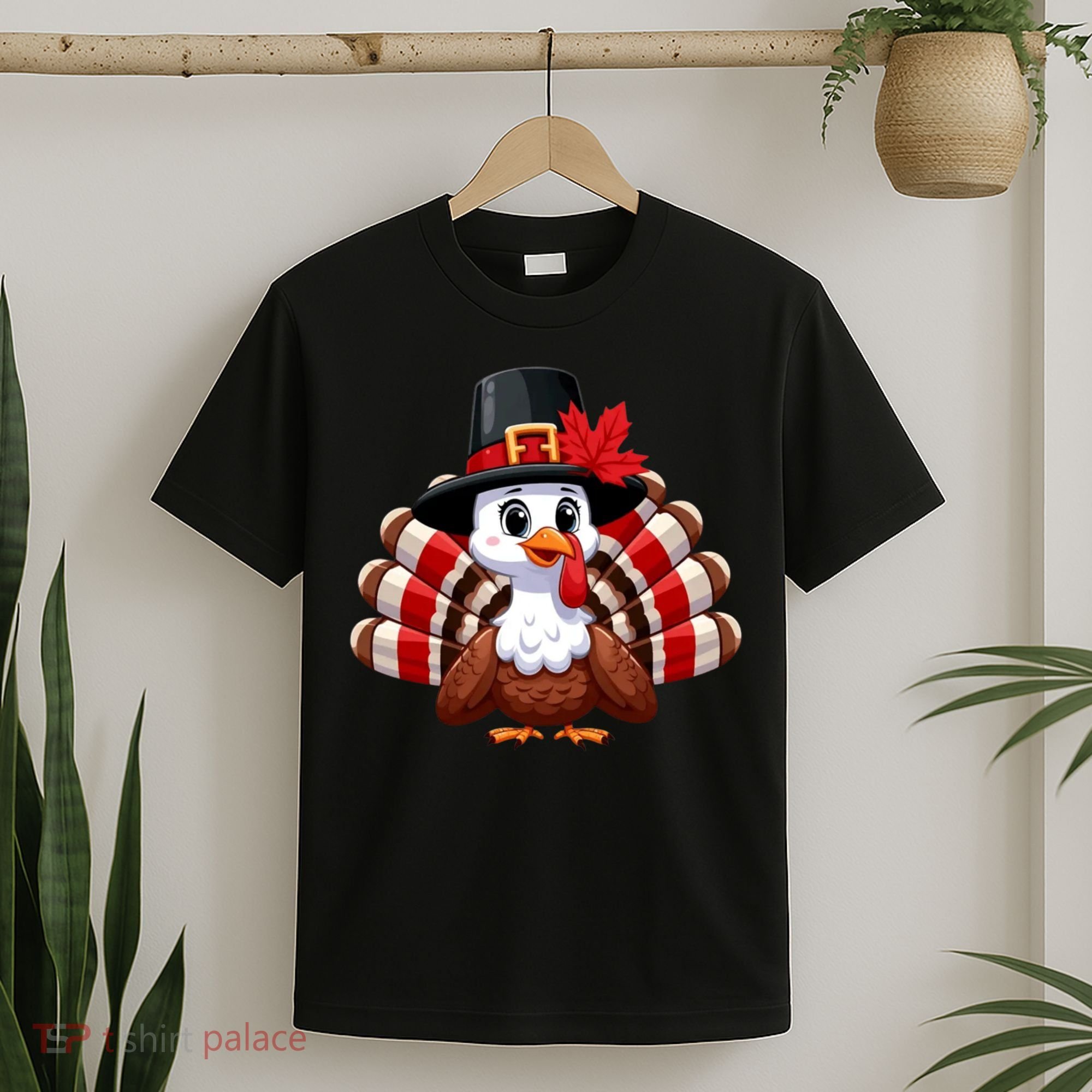 Funny Turkey Graphic Canada Happy Canadian Thanksgiving T-Shirt