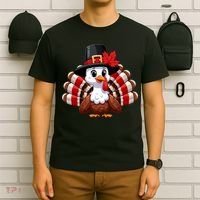 Funny Turkey Graphic Canada Happy Canadian Thanksgiving T-Shirt thumb 6