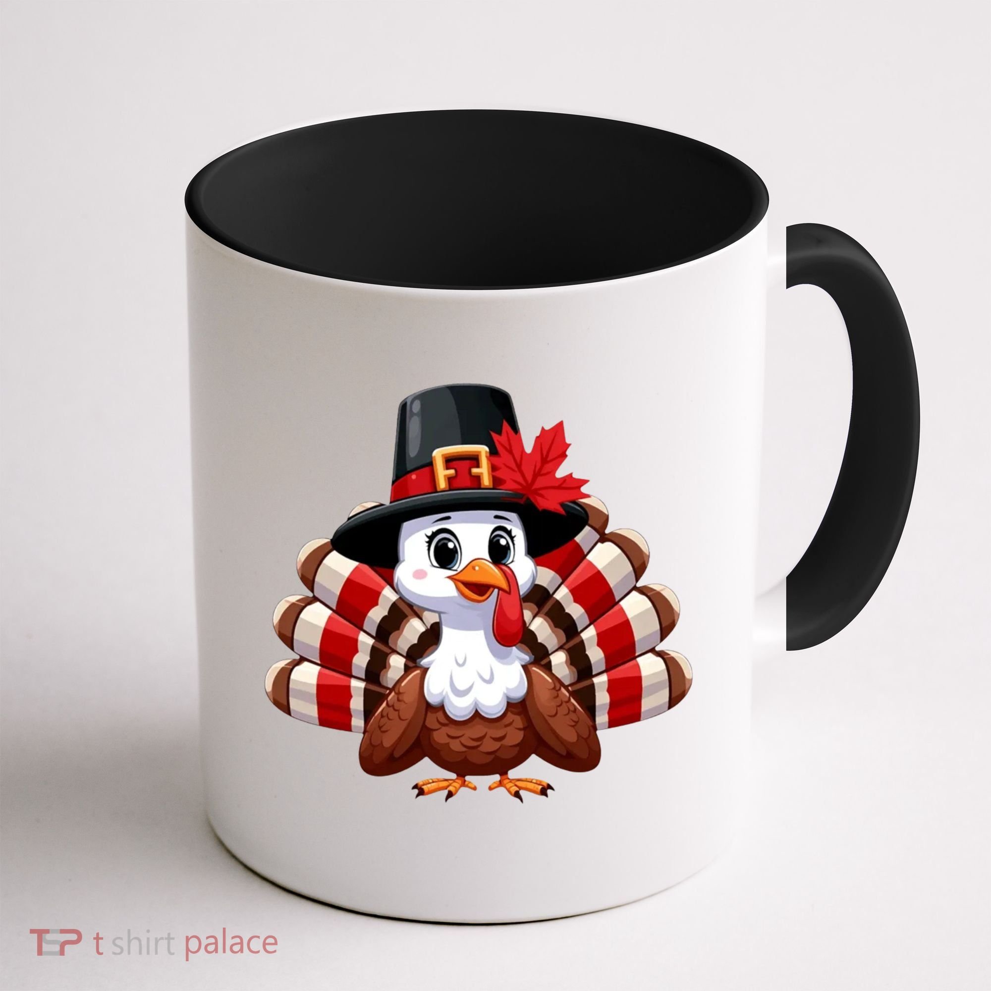Funny Turkey Graphic Canada Happy Canadian Thanksgiving Coffee Mug
