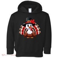 Funny Turkey Graphic Canada Happy Canadian Thanksgiving Toddler Hoodie thumb 0