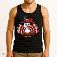 Funny Turkey Graphic Canada Happy Canadian Thanksgiving Tank Top thumb 3