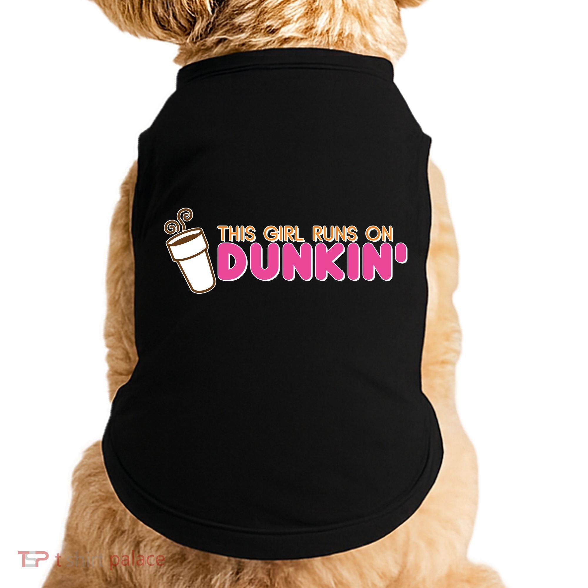 Funny This Girl Runs On Dunkin Doggie Tank