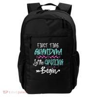 First Time Grandma Let The Spoiling Begin Mother's Day Backpack thumb 0