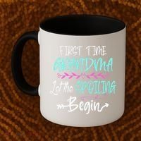 First Time Grandma Let The Spoiling Begin Mother's Day Coffee Mug thumb 2