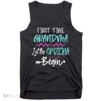 First Time Grandma Let The Spoiling Begin Mother's Day Tank Top thumb 0