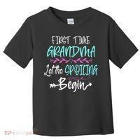 First Time Grandma Let The Spoiling Begin Mother's Day Toddler T-Shirt thumb 0