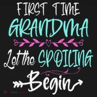 First Time Grandma Let The Spoiling Begin Mother's Day Kids Sweatshirt thumb 2