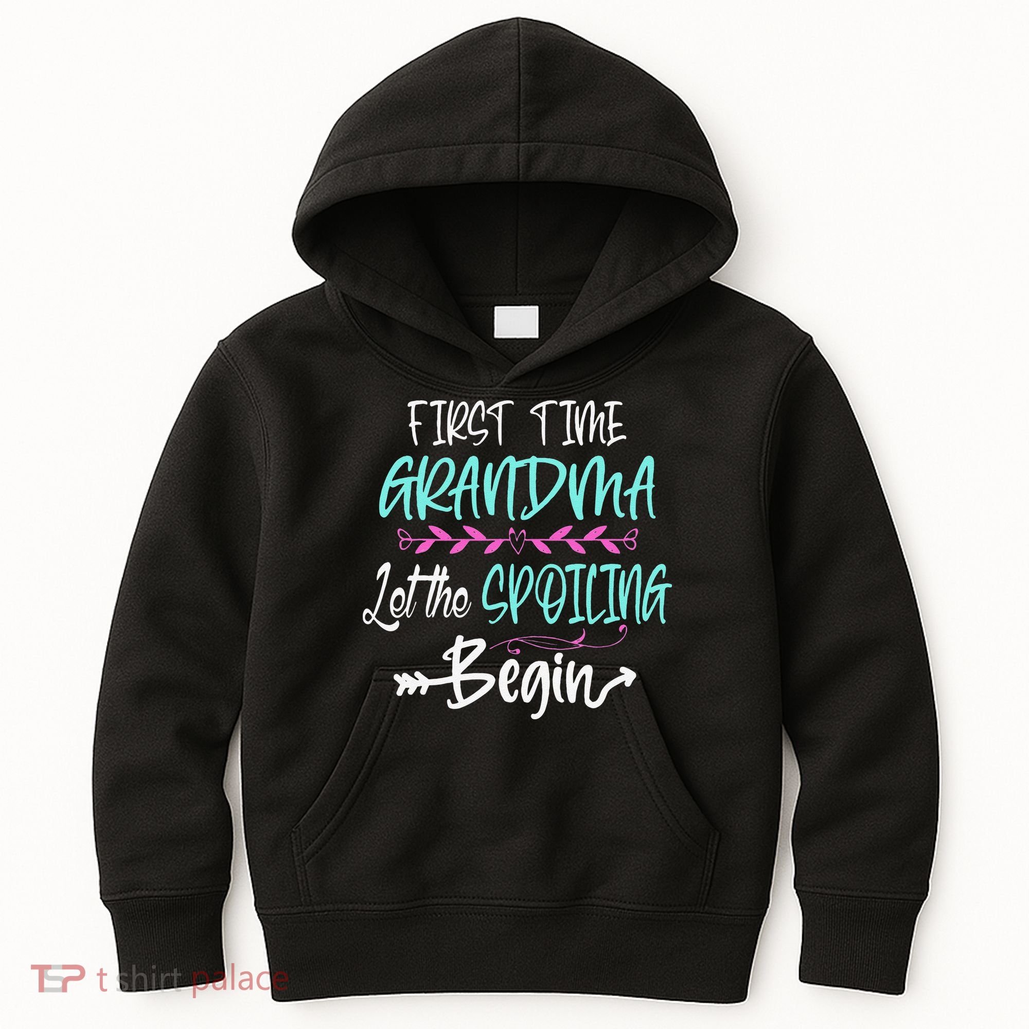 First Time Grandma Let The Spoiling Begin Mother's Day Kids Hoodie