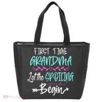 First Time Grandma Let The Spoiling Begin Mother's Day Tote Bag thumb 0