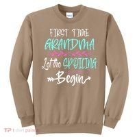 First Time Grandma Let The Spoiling Begin Mother's Day Sweatshirt thumb 0