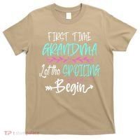 First Time Grandma Let The Spoiling Begin Mother's Day T-Shirt thumb 0