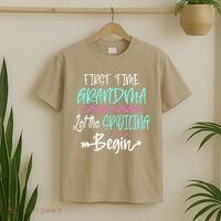 First Time Grandma Let The Spoiling Begin Mother's Day T-Shirt thumb 2