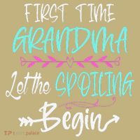 First Time Grandma Let The Spoiling Begin Mother's Day Mousepad thumb 1