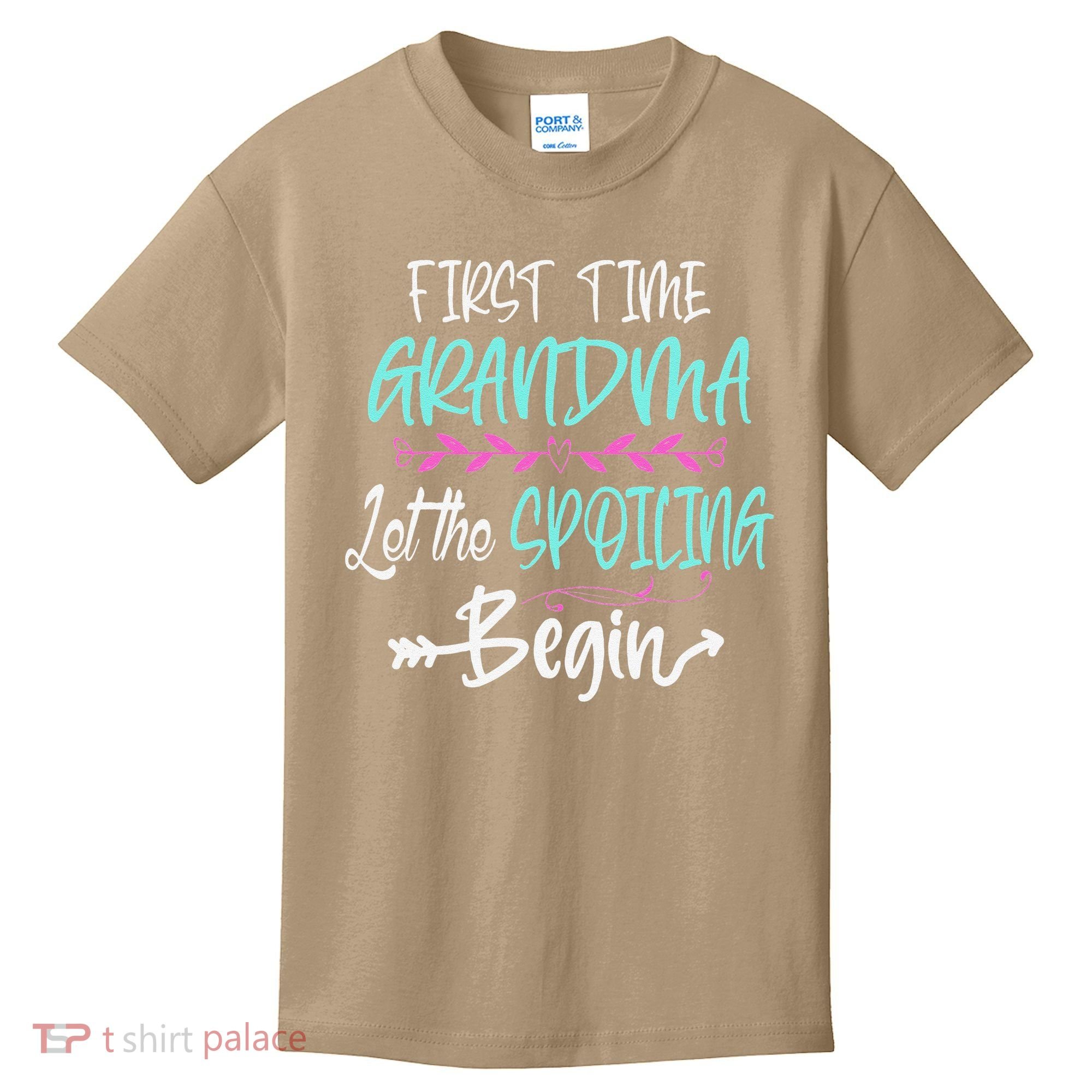 First Time Grandma Let The Spoiling Begin Mother's Day Kids T-Shirt