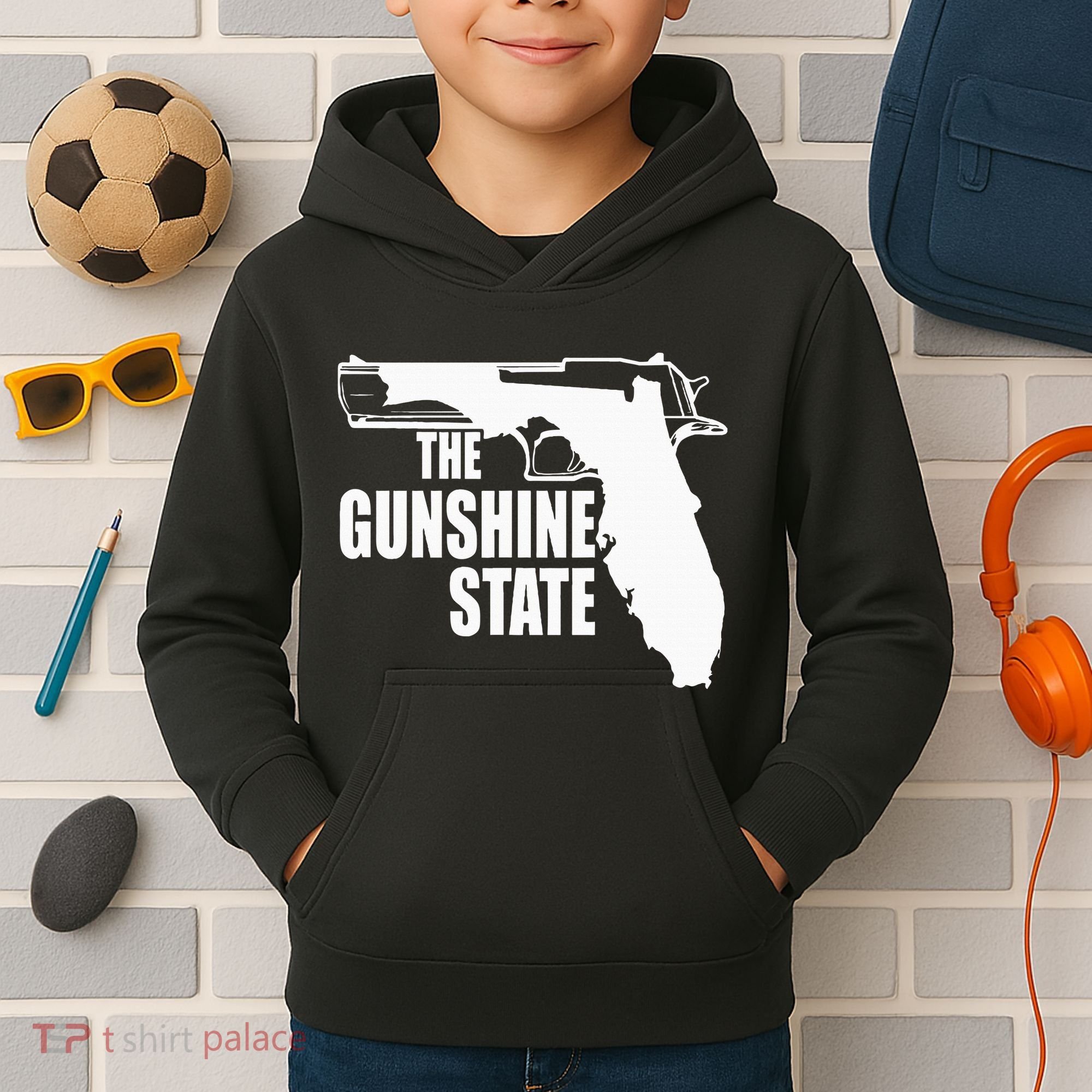 Florida The Gunshine State Kids Hoodie