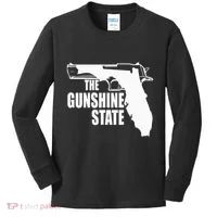 Florida The Gunshine State Kids Long Sleeve Shirt thumb 0