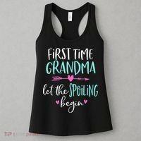 First Time Grandma Let The Spoiling Begin New 1st Time Women's Tank Top thumb 3